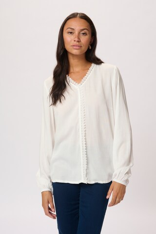 Kaffe Blouse 'KATammie' in White: front