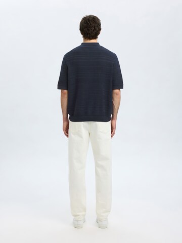 SELECTED HOMME Pullover 'SLHFoam' i blå