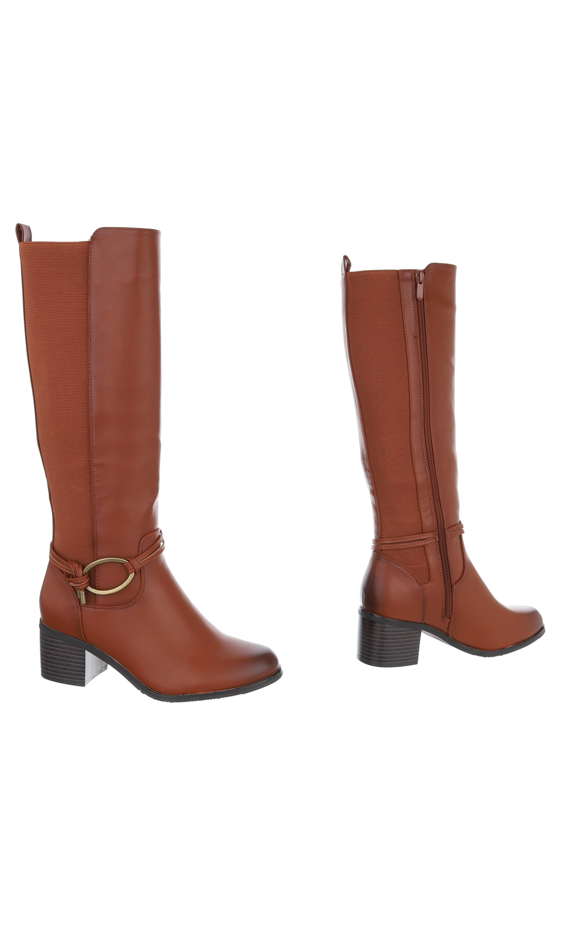 Ital-Design Stiefel in Beige