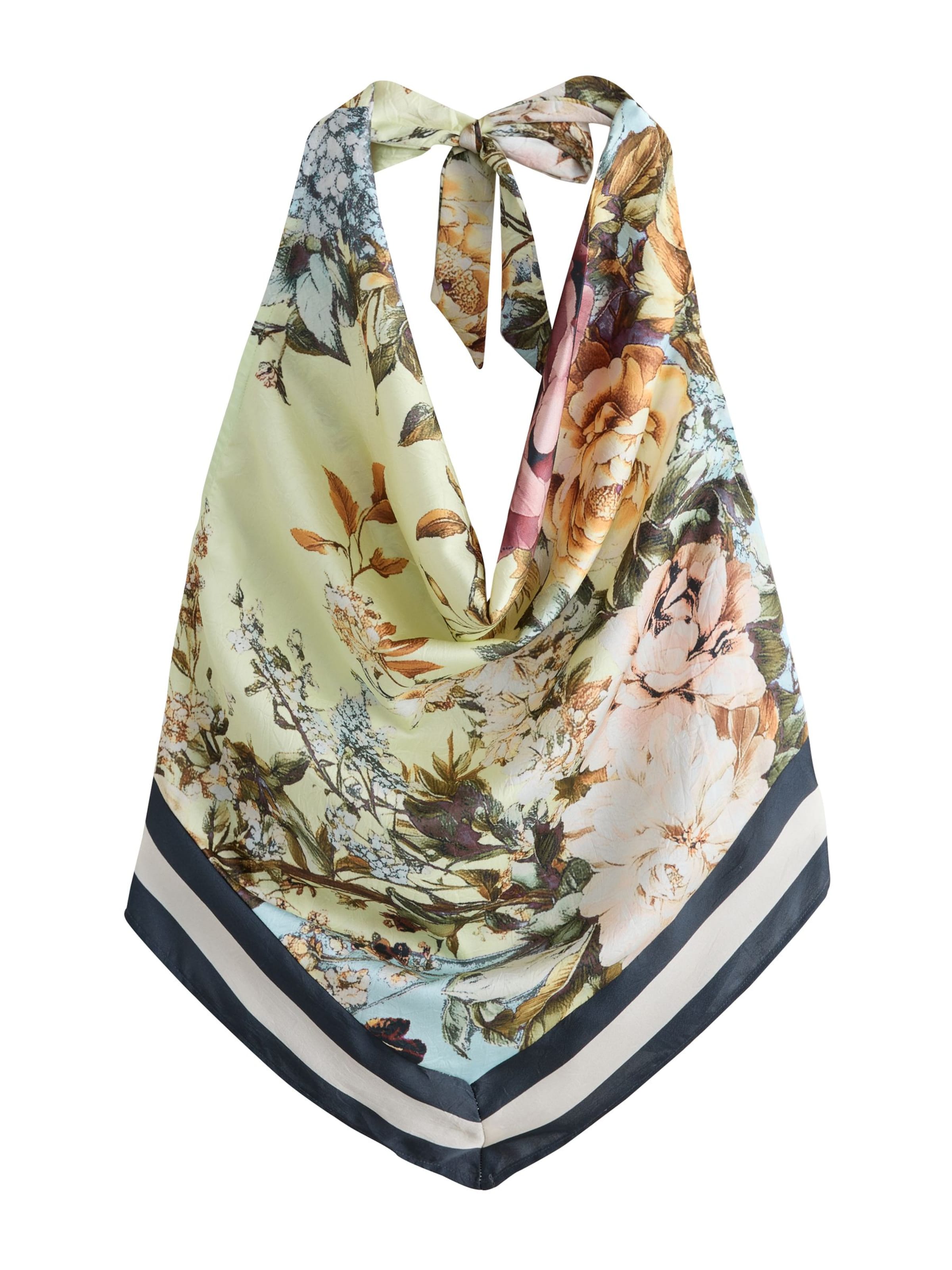 Top in XS Next di colore beige / blu chiaro / verde chiaro / verde scuro, Visualizzazione prodotti