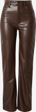 Abercrombie & Fitch Regular Broek in Bruin: voorkant