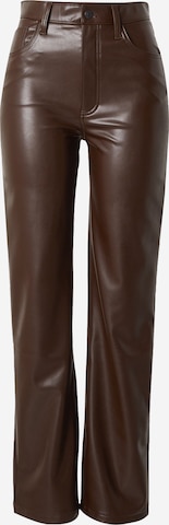 Abercrombie & Fitch Normalny krój Spodnie w kolorze brązowy: przód