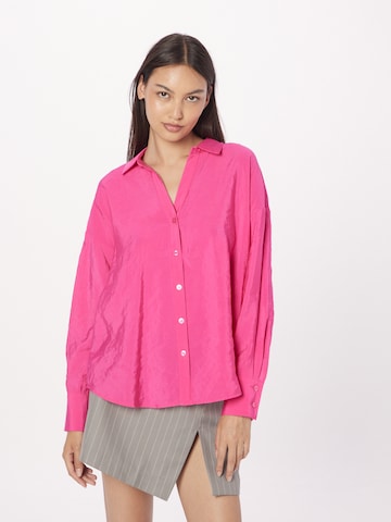 Camicia da donna 'QUEENY' di VERO MODA in rosa: frontale
