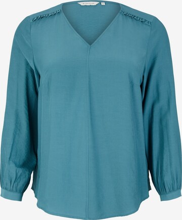 Tom Tailor Women + - Blusa em azul: frente