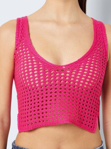 Noisy may Knitted Top 'Hope' in Pink: front