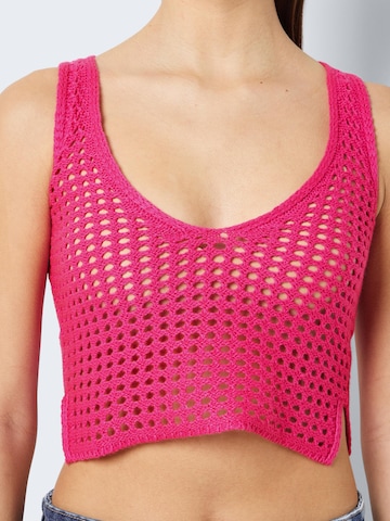 Noisy may Knitted Top 'Hope' in Pink: front