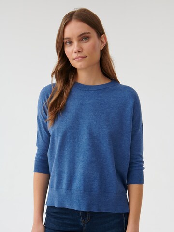 Sweat-shirt TATUUM en bleu : devant