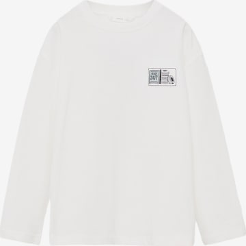 MANGO KIDS Paita 'KEEPCALM' värissä valkoinen: etupuoli