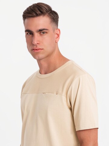 Ombre Shirt in Beige