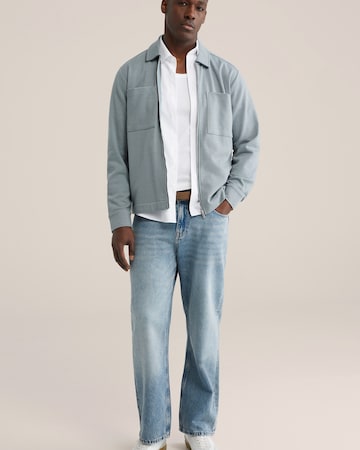 Geacă de primăvară-toamnă de la WE Fashion pe albastru