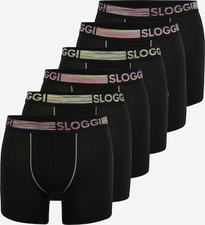 SLOGGI Boxer shorts 'men GO ABC Natural H' in Mixed colours / Black, Item view
