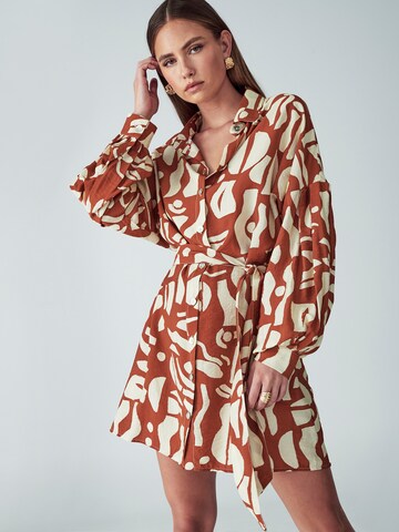 St MRLO Shirt dress 'Bligh' in Brown: front