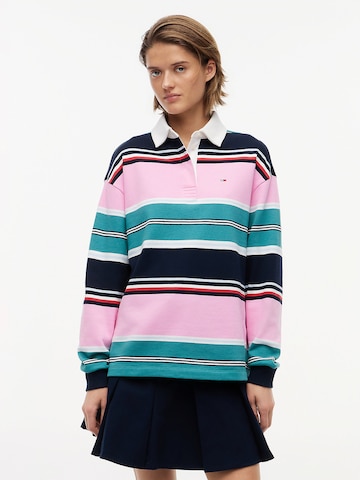 Tommy Jeans Shirt in Roze: voorkant