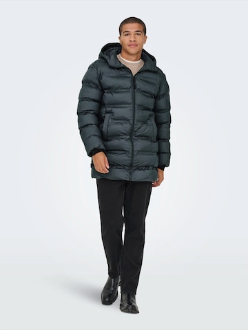 Only & Sons Winter jacket 'ONSUNION' in Black
