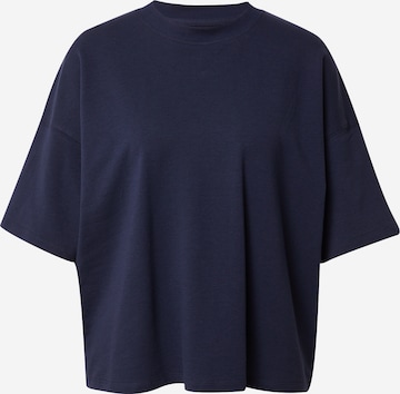 SCHIESSER Тениска за спане в синьо: отпред