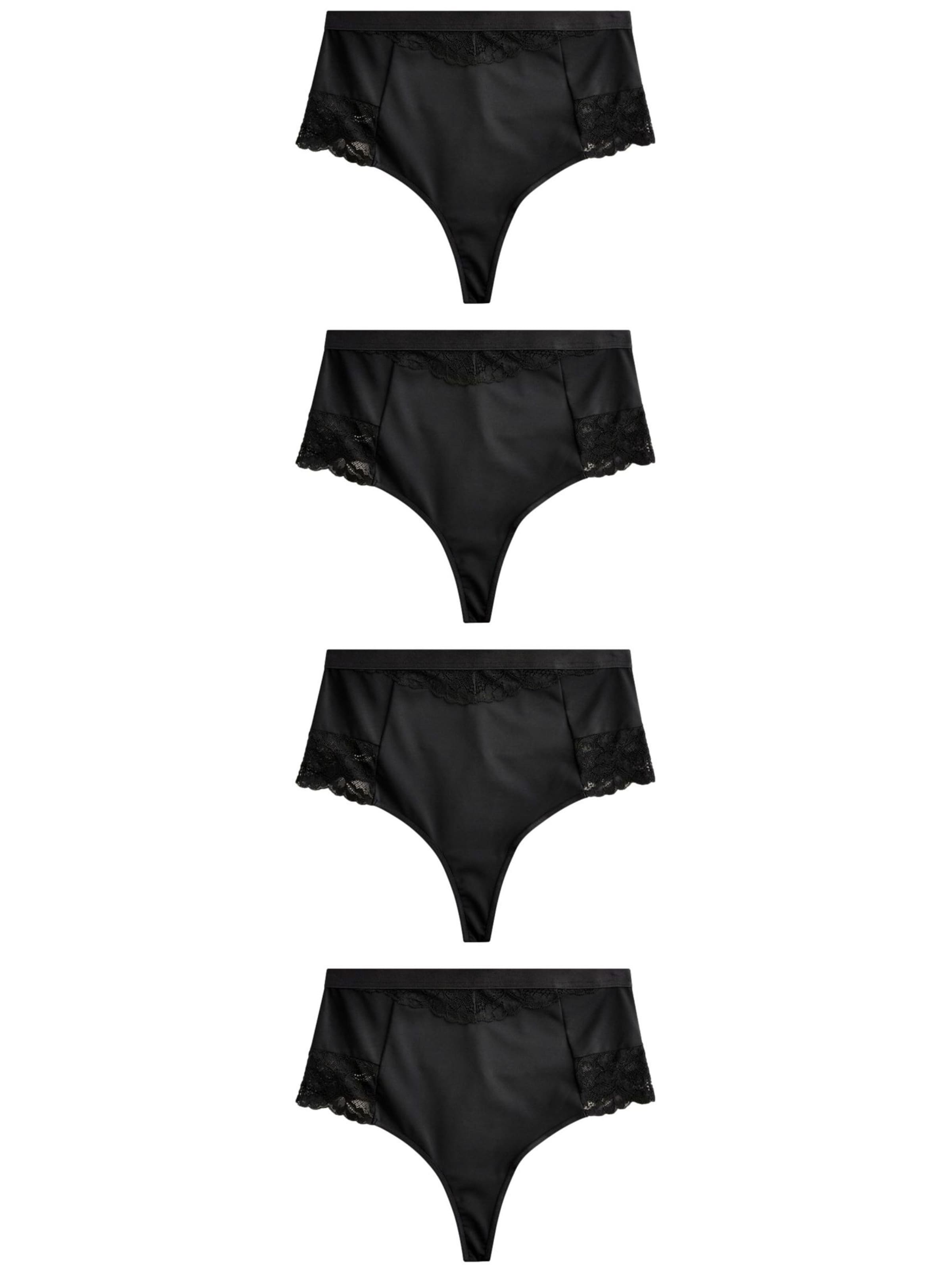 Next Оформящо бельо тип рокля в черно: отпред