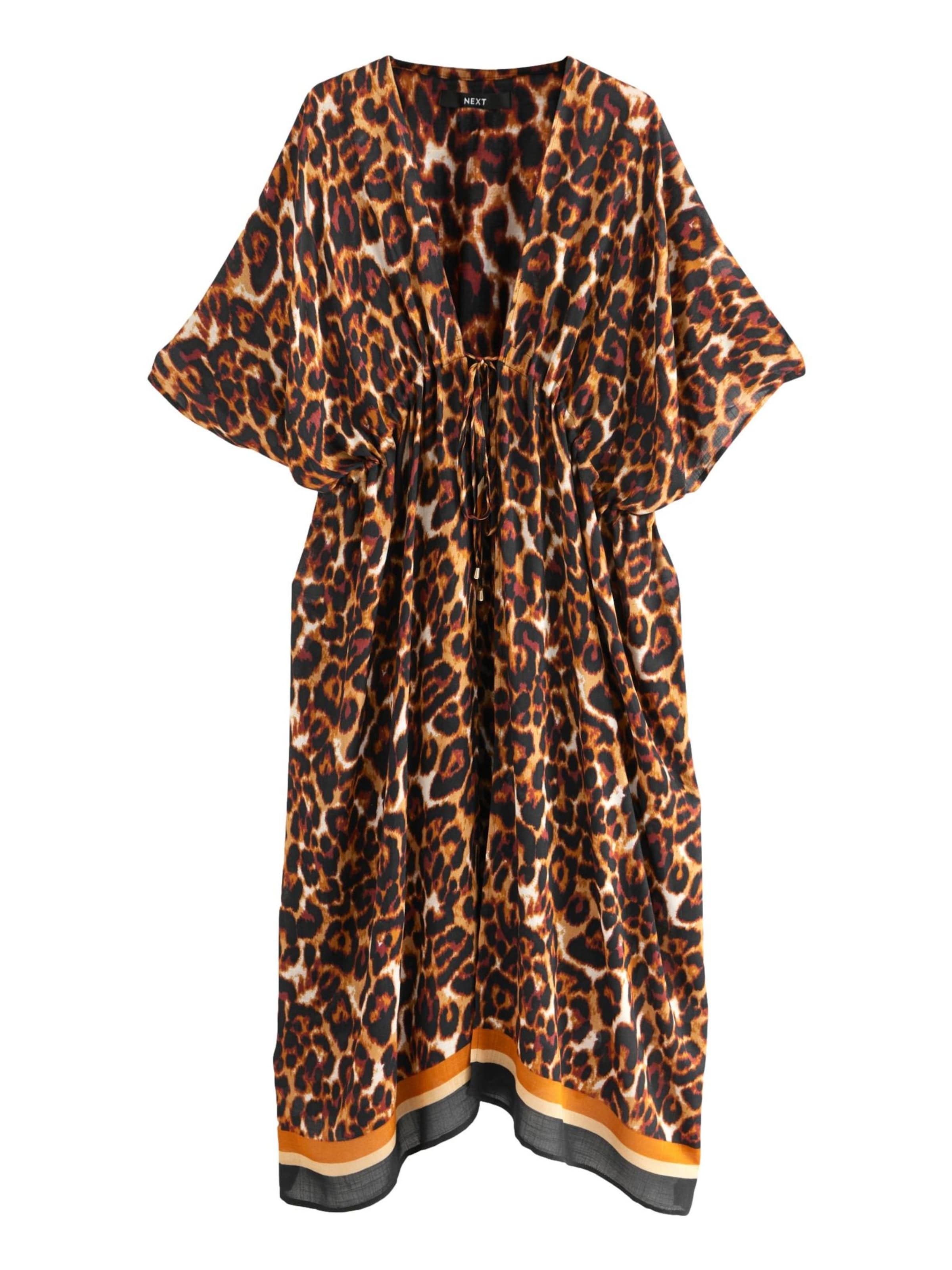 Next Kimonó - barna: elől