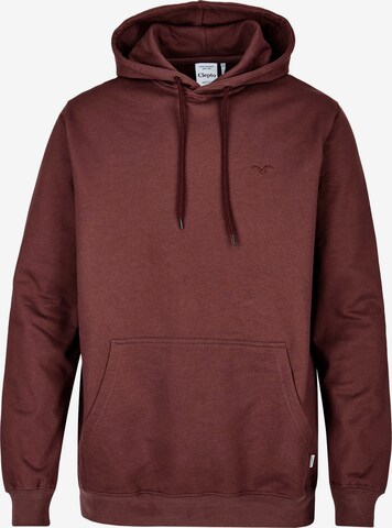 Cleptomanicx Sweatshirt 'Ligull' in Brown: front