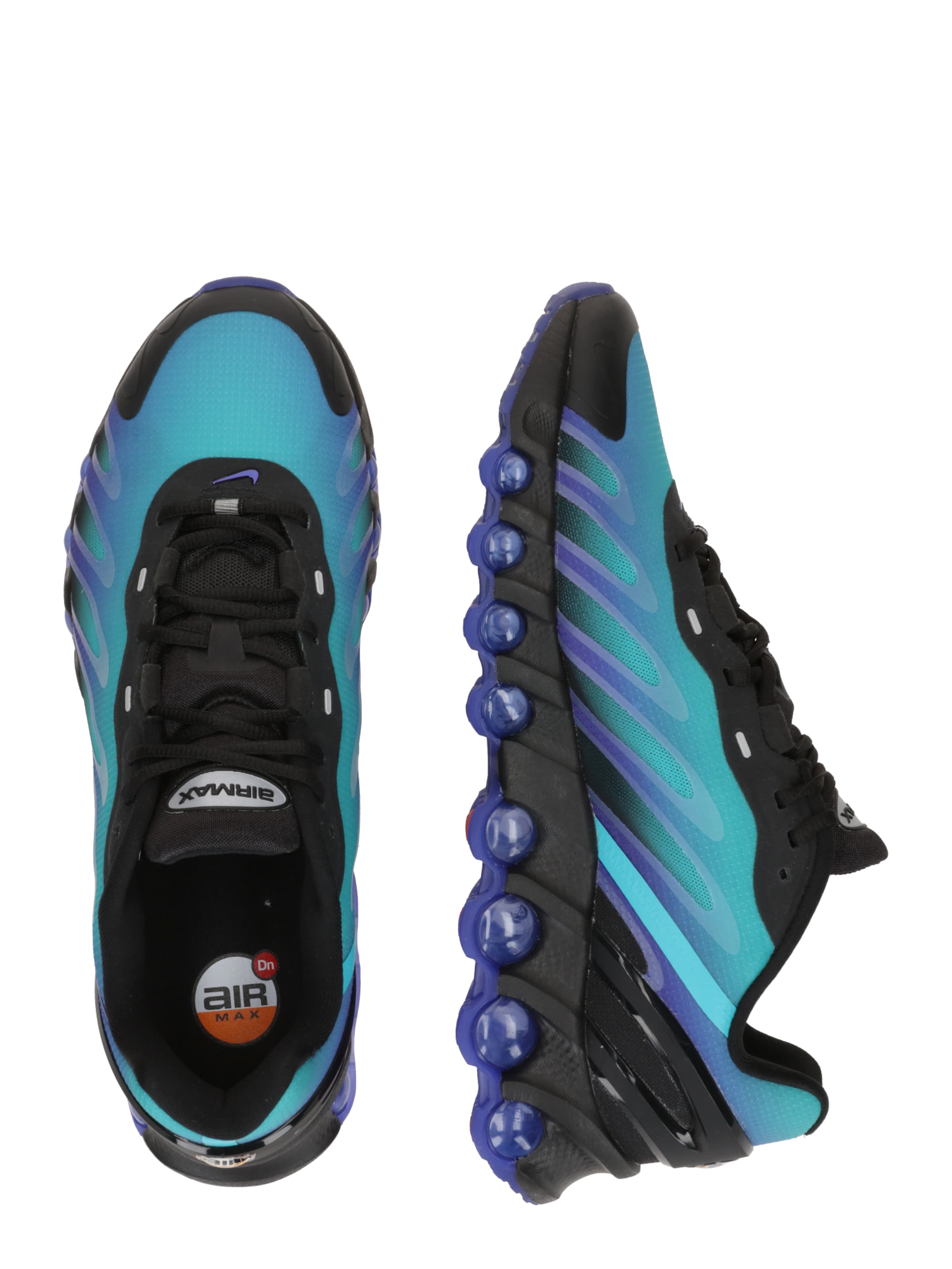 mėlyna Nike Sportswear Sportbačiai be auliuko 'AIR MAX DN8': šonas