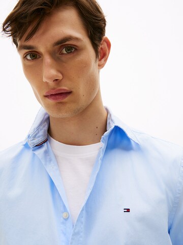TOMMY HILFIGER Regular Fit Hemd 'Flex' in Blau