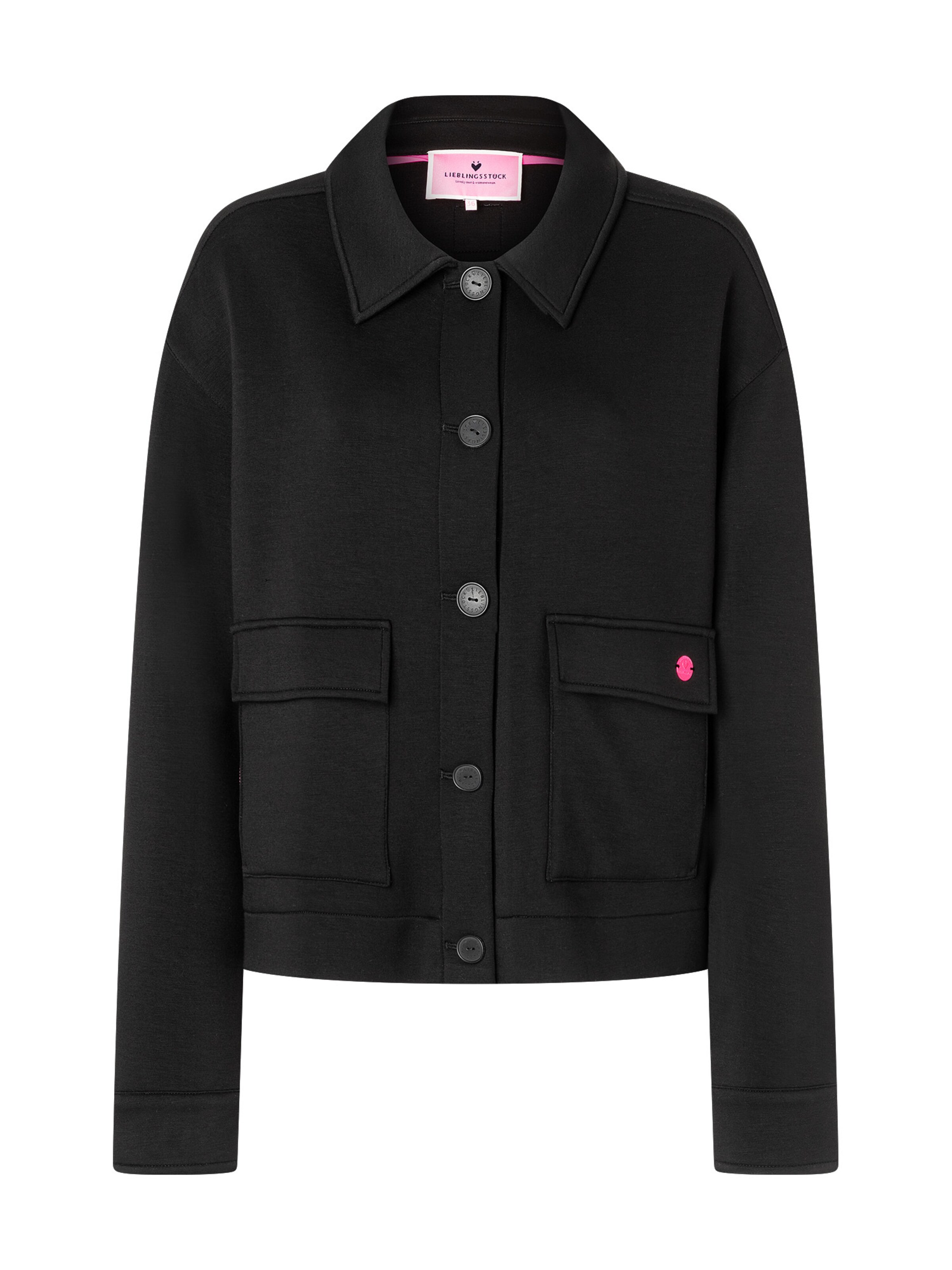 LIEBLINGSSTÜCK Jacke in Schwarz: Vorderseite