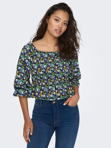 JDY Blouse 'Lotus' in Zwart: voorkant