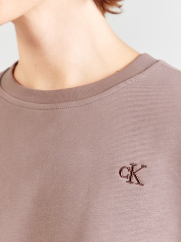 Felpa di Calvin Klein Jeans in lilla