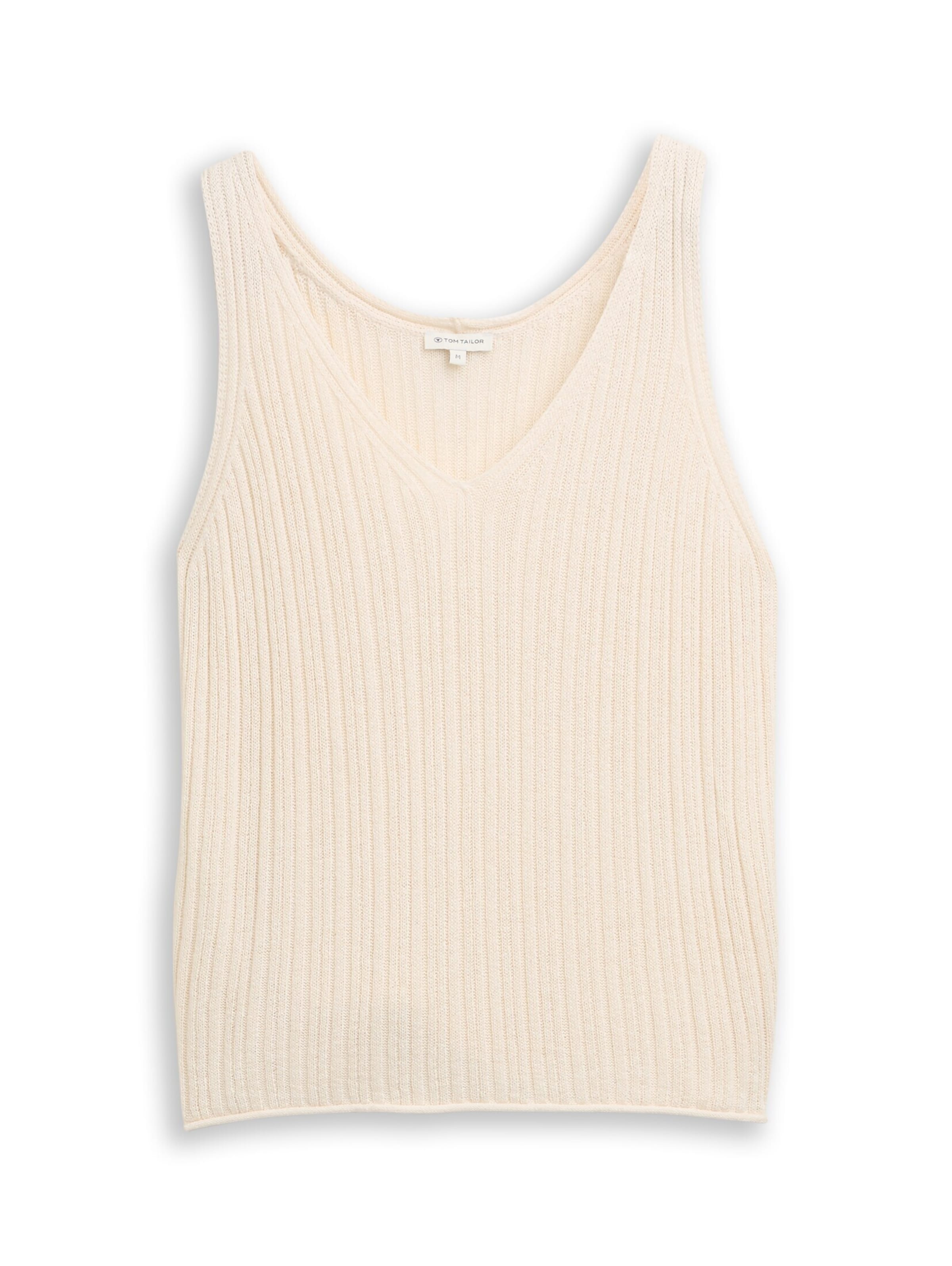 TOM TAILOR Top in Weiß: Vorderseite