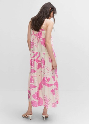 MANGO Summer Dress 'Gari' in Pink