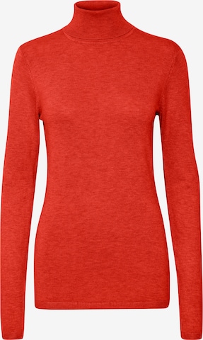 ICHI Sweater 'MAFA' in Orange: front