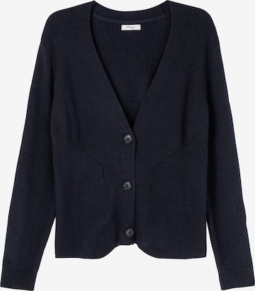 Cardigan SHEEGO en bleu : devant