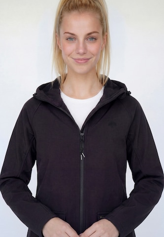 Schmuddelwedda Functionele jas in Zwart: voorkant