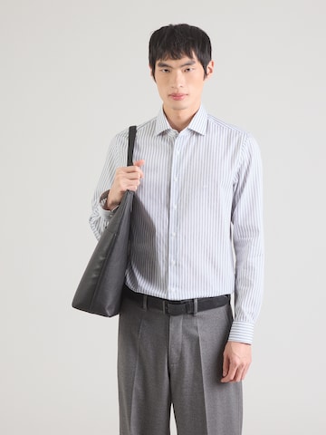 Michael Kors Средняя посадка Рубашка 'DOBBY' в Синий: спереди