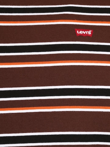 Levi's® Big & Tall Póló 'Original Housemark Tee' - barna