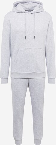 JACK & JONES Joggingpak 'BRADLEY' in Grijs: voorkant