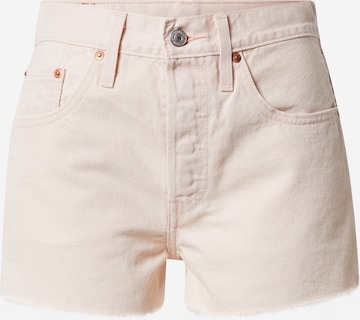 LEVI'S ® Regular Jeans '501® Original Short' in Beige: front