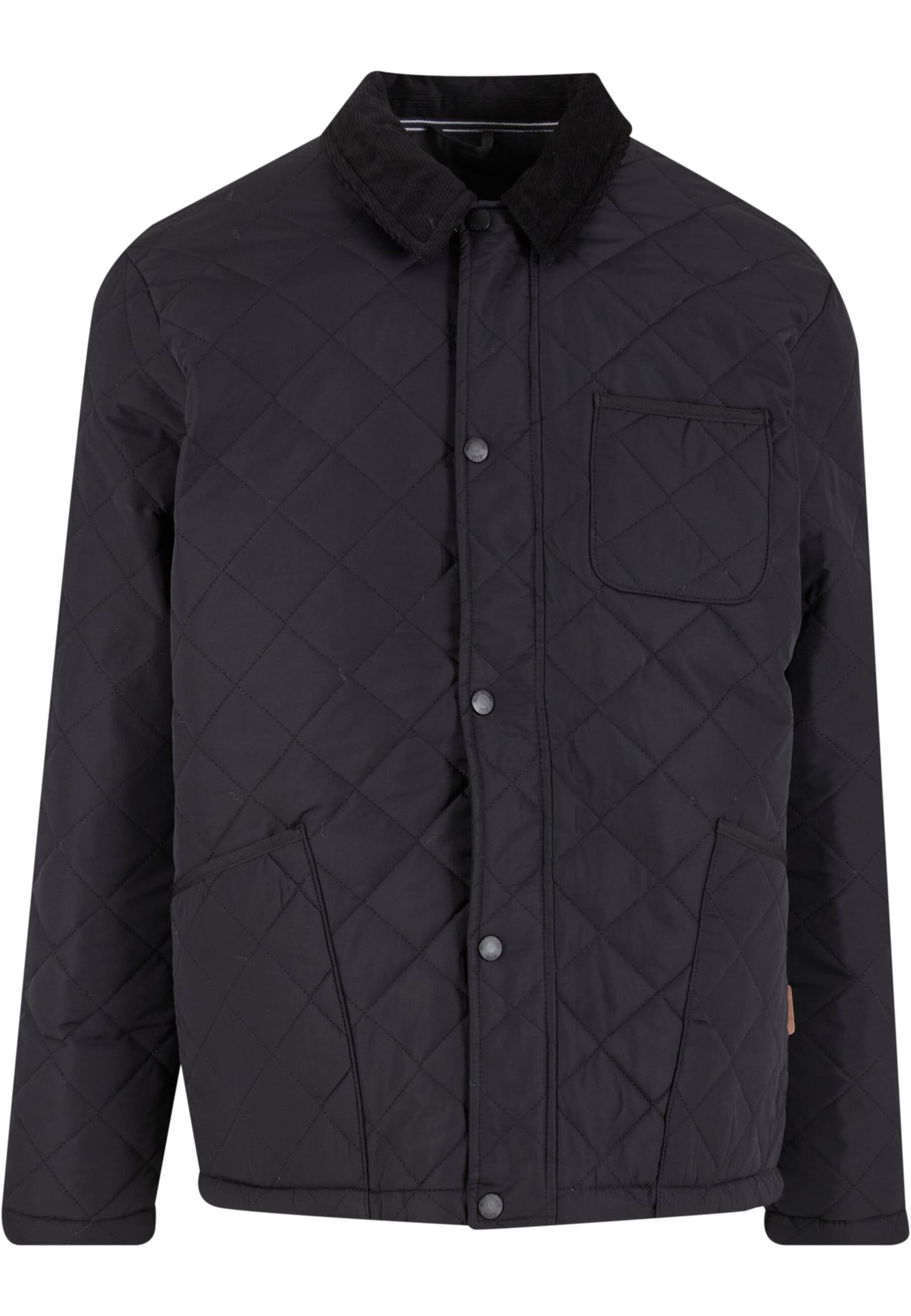 INDICODE JEANS Tussenjas 'Dramat' in Zwart: voorkant