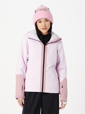 PEAK PERFORMANCE Outdoorjas in Lila: voorkant