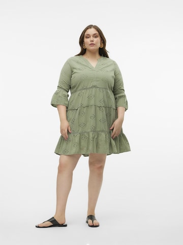 Vero Moda Curve Dress 'DICTHE' in Green