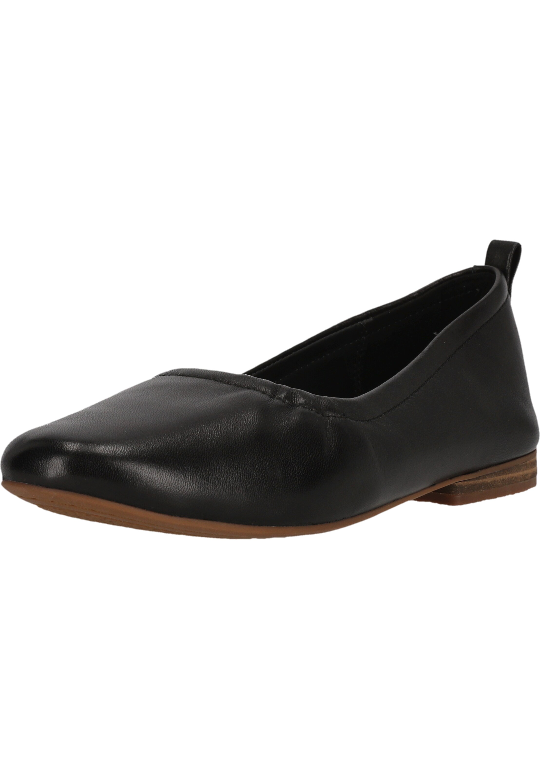CLARKS Ballerinas 'Fawna Soft' in Schwarz: Vorderseite