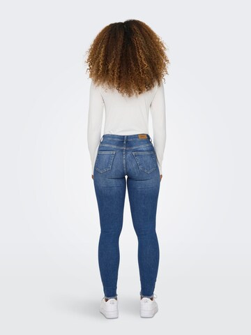 ONLY Skinny Jeans 'Blush' in Blau