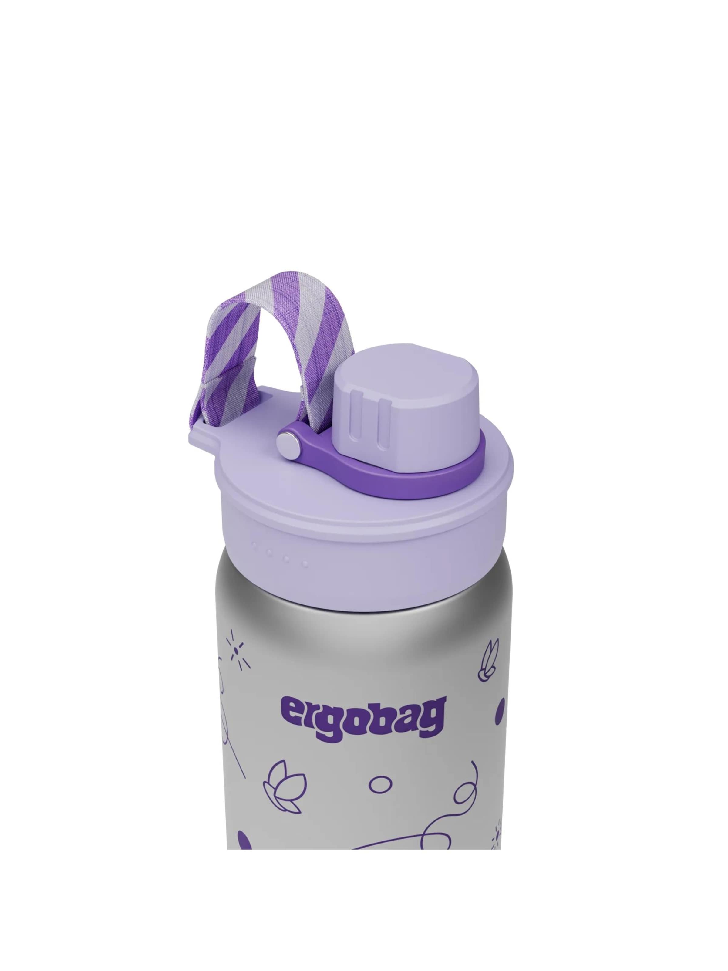 ergobag Drinking Bottle 'Trinkflasche Edelstahl Trinkflasche' in Purple