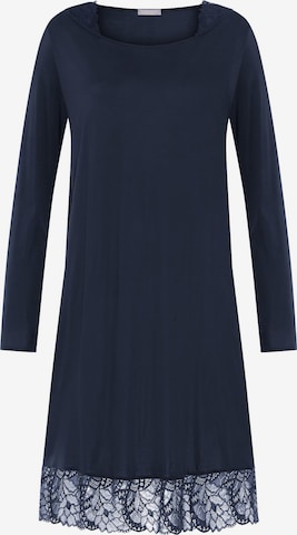 Hanro Nachthemd 'Azelia' in Blauw: voorkant