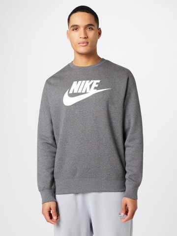 Felpa sportiva di Nike Sportswear in grigio: frontale