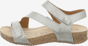 JOSEF SEIBEL Sandals 'Tonga' in Silver: front
