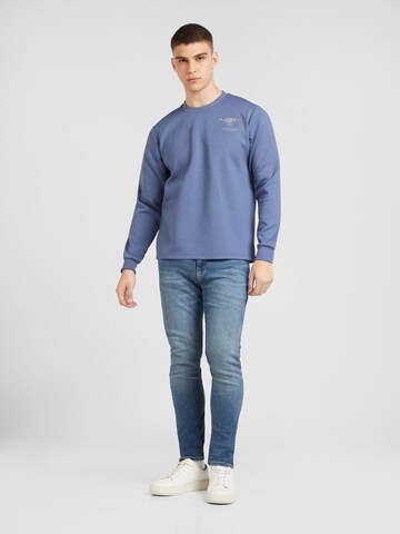 G-STAR Sweatshirt 'Motion Tweeter' in Blau