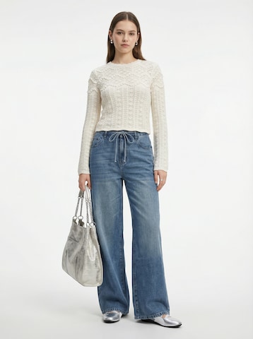 studioselect - Pullover 'Promise' em branco