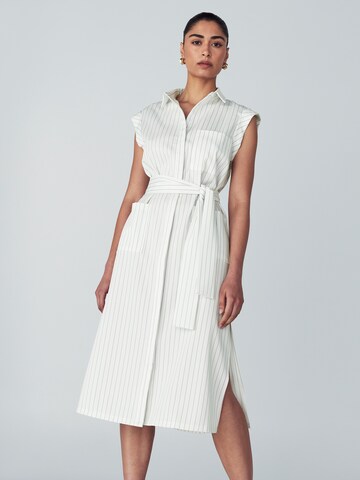 Willa Shirt Dress 'KOBE' in White: front