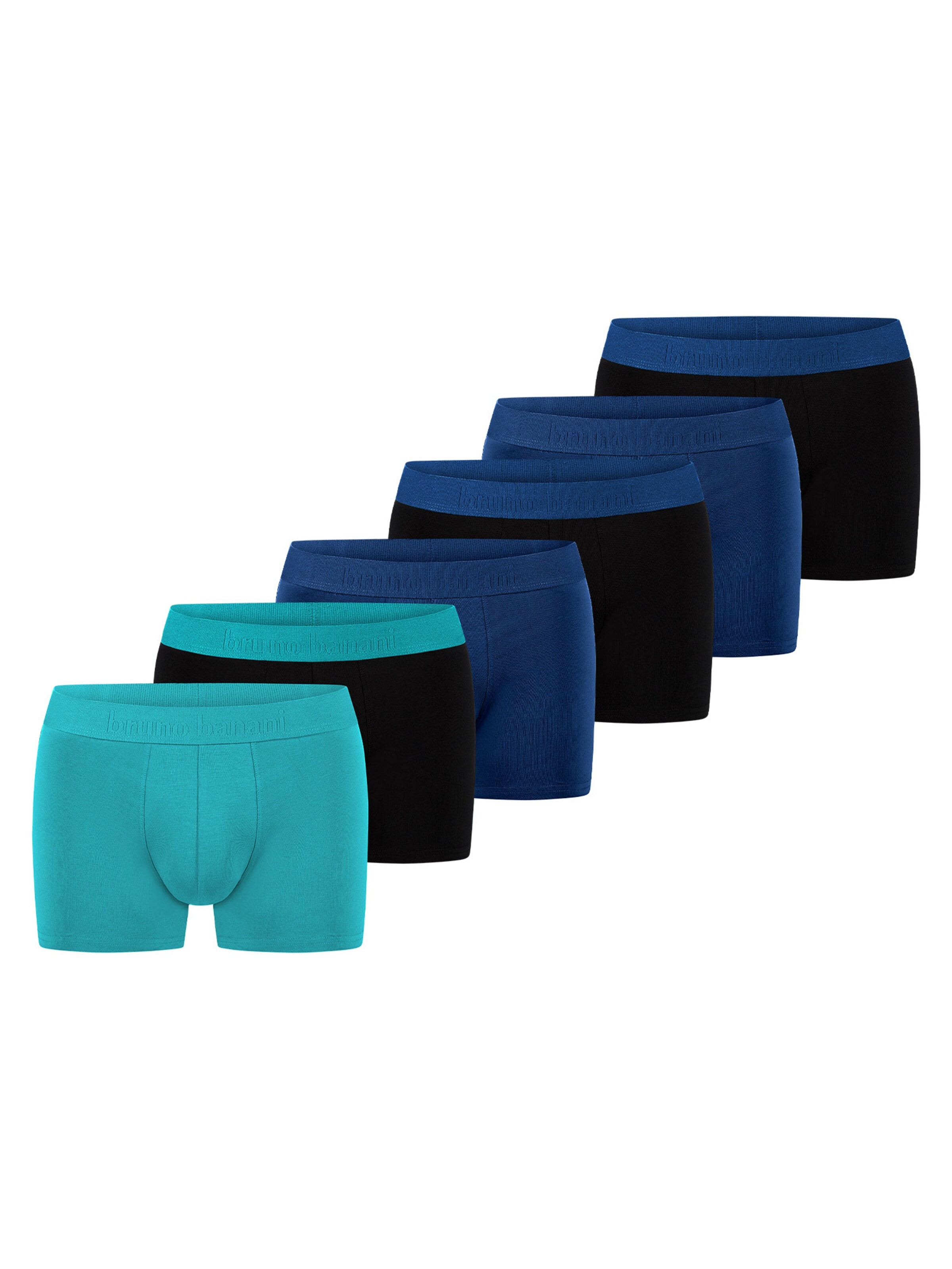 Bruno Banani Boxershorts 'Flowing'‌‌ in Blau: Vorderseite
