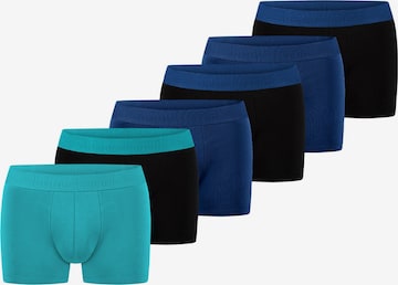 Bruno Banani Boxershorts 'Flowing' in Blau: Vorderseite